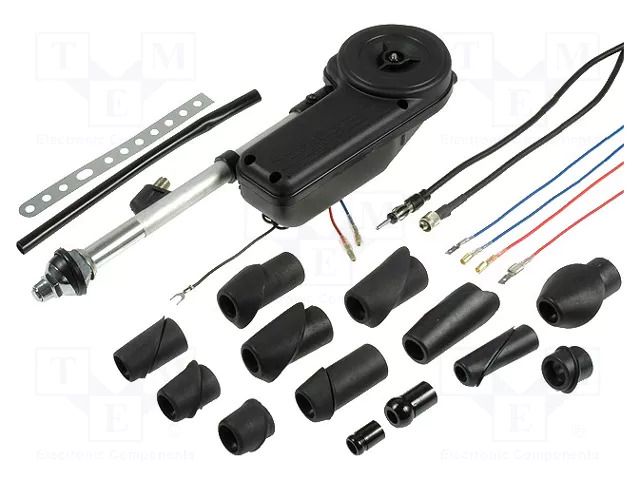 Antenna; automotive,electric telescopic; AM,FM 4CARMEDIA ANT.31