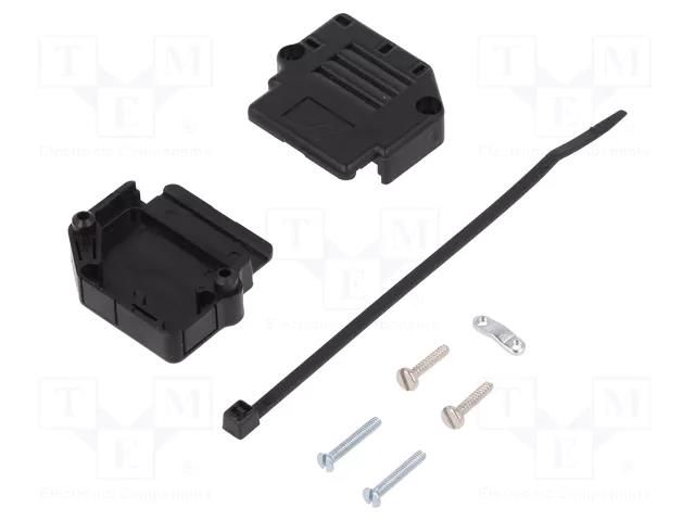 Enclosure for connectors: D-Sub; D-Sub 15pin,D-Sub HD 26pin AMPHENOL COMMUNICATIONS SOLUTIONS 863093C15ALF
