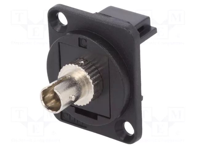 Connector: fiber optic; coupler; ST,both sides; plastic; FT CLIFF CP30218