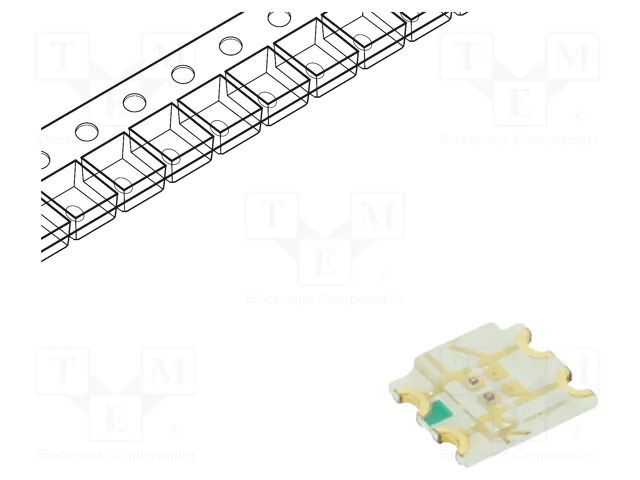 LED; red/yellow; SMD; 1206; 1.8÷2.4/1.8÷2.4VDC; 3.2x2.7x0.7mm REFOND RF-P3S155TS-B52