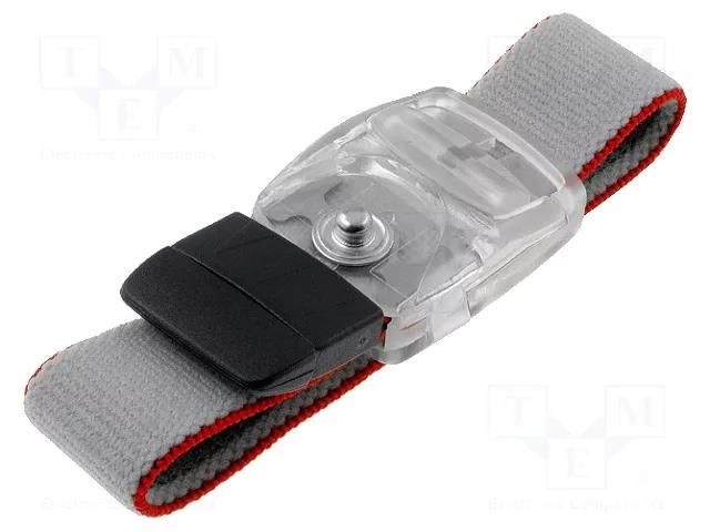 Wristband; ESD; 20mm; press stud male 4mm ELME BAND-ONETOUCH4