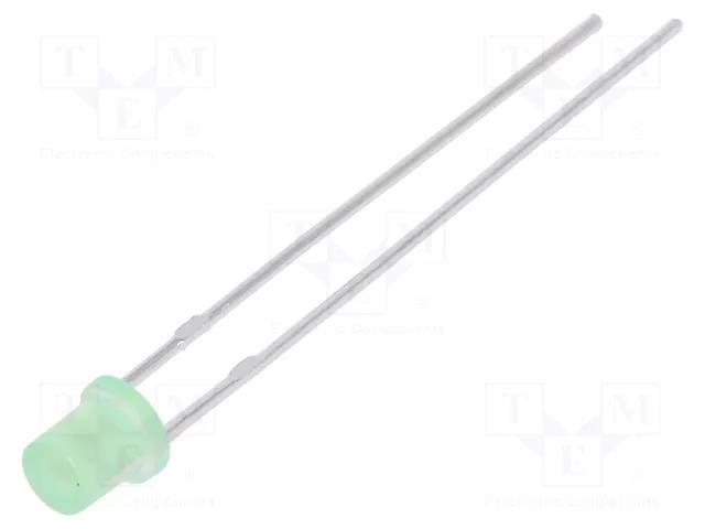LED; yellow green; 3mm; 13÷30mcd; 130°; Front: flat; 1.6÷2.4VDC LUCKYLIGHT LL-304GD1X-1B