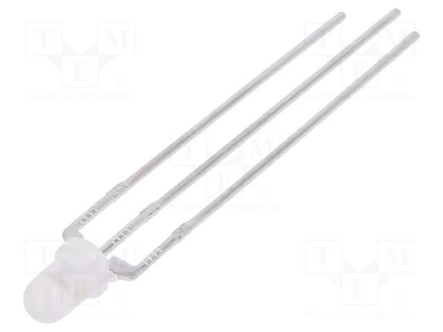 LED; red/yellow-green; 3mm; 60°; Front: convex; 1.6÷2.4/1.6÷2.4VDC LUCKYLIGHT LL-309VGM2E-C-1B