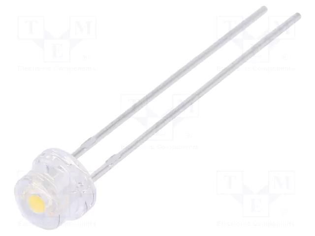 LED; white neutral; 4.8mm; 1300÷2200mcd; 100°; Front: convex; 5500K LUCKYLIGHT LL-484WC1C-W5-3P