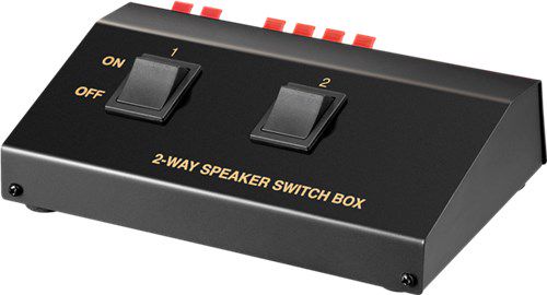 Speaker Selector, black - up to 2 pairs of speakers 60928