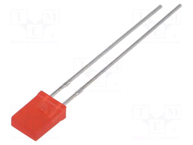 LED; red; rectangular; 5x2x7.05mm; 45÷90mcd; 130°; Front: flat; 20mA LUCKYLIGHT LL-253VD1G-1B