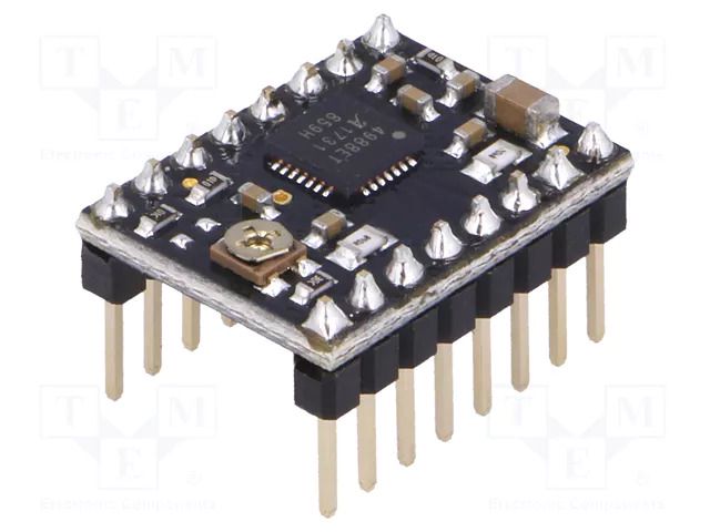 Stepper motor controller; A4988; 1.2A; Uin mot: 8÷35V; Kit: module POLOLU POLOLU-2981