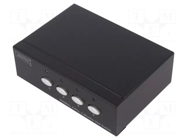 Device: switch VGA; Kit: switch,power supply DIGITUS DS-45100-1