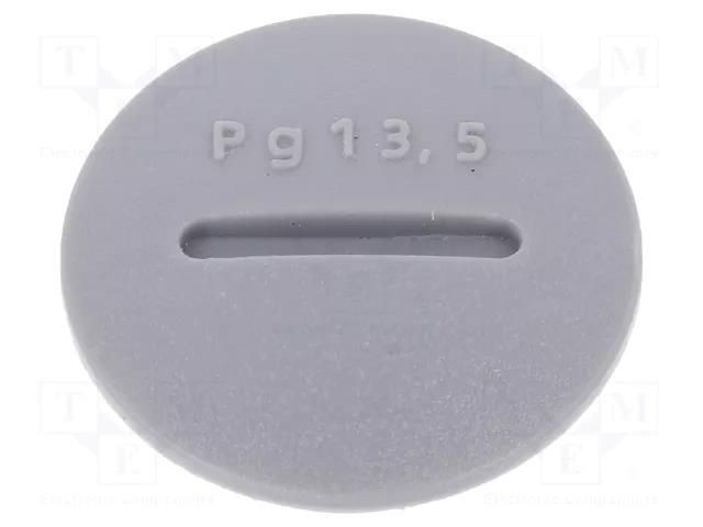 Stopper; PG13,5; polyamide; dark grey; Thread: PG; 6mm; 10pcs. ALPHA WIRE HPP13-SL080