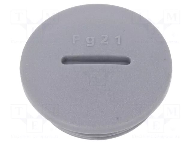 Stopper; PG21; polyamide; dark grey; Thread: PG; 8mm; 10pcs. ALPHA WIRE HPP21-SL080