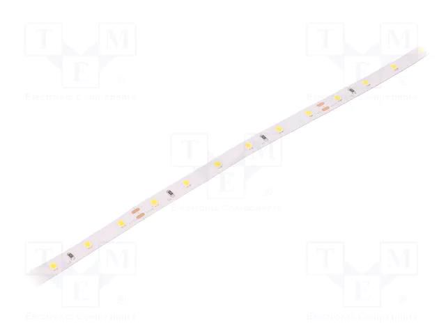 LED tape; white warm; 2835; LED/m: 60; 8mm; IP20; 120°; 4W/m; Thk: 2mm LEDDEX LS-L60-3000K24V