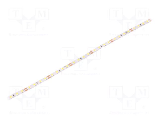 LED tape; white cold; 2835; LED/m: 120; 5mm; IP20; 120°; 15W/m; 24VDC LEDDEX LS-LUM24V-6500K24V