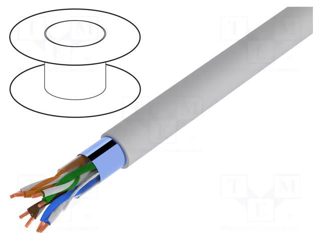 Wire; F/UTP,UNITRONIC® LAN 200; 4x2x26AWG; 5e; stranded; Cu; PVC LAPP LAN200-2170127