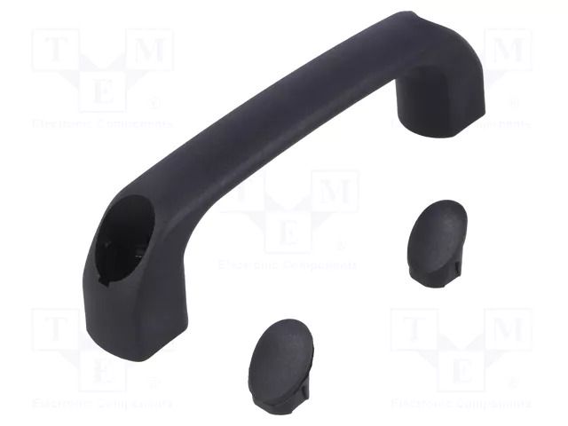Holder; polyamide; black; H: 40mm; L: 145mm; W: 22.5mm; 530N; handle RST ROZTOCZE 4.444.002-01