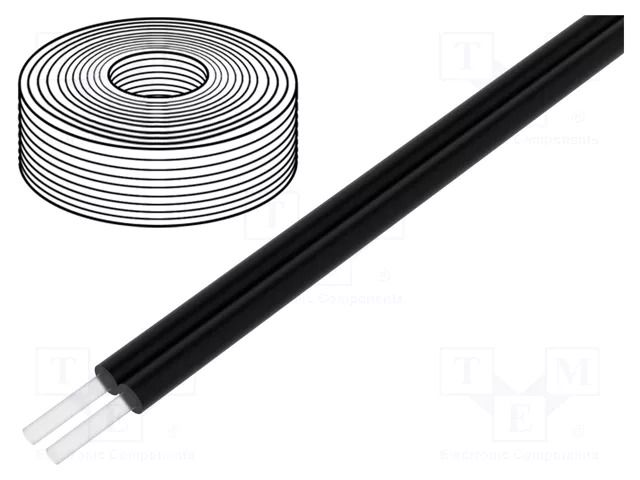 Wire: polimer optical fiber; HITRONIC® POF; Øcable: 2.2mm; duplex LAPP DUPLEX-PE