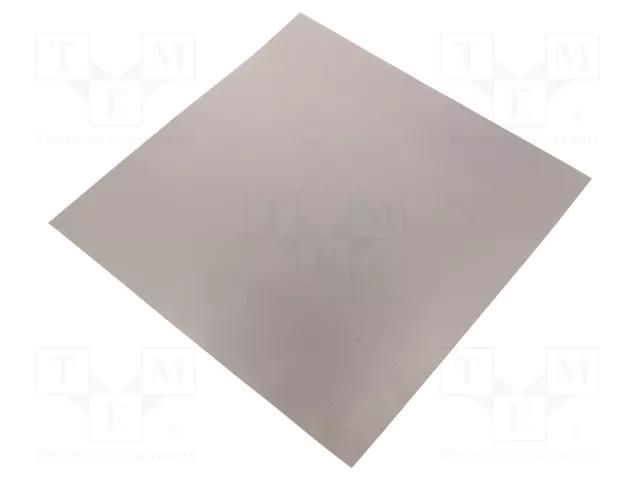 Shielding mat; 240x240x0.3mm; Permeability: 130; self-adhesive KEMET EFF403-240X240T08