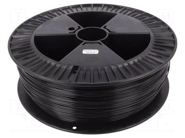 Filament: PET-G; Ø: 1.75mm; black; 220÷250°C; 2kg DEVIL DESIGN DEV-PETG-1.75-BK-2