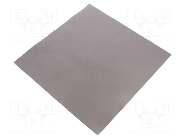 Shielding mat; 240x240x0.3mm; Permeability: 20; self-adhesive KEMET EFG203-240X240T08