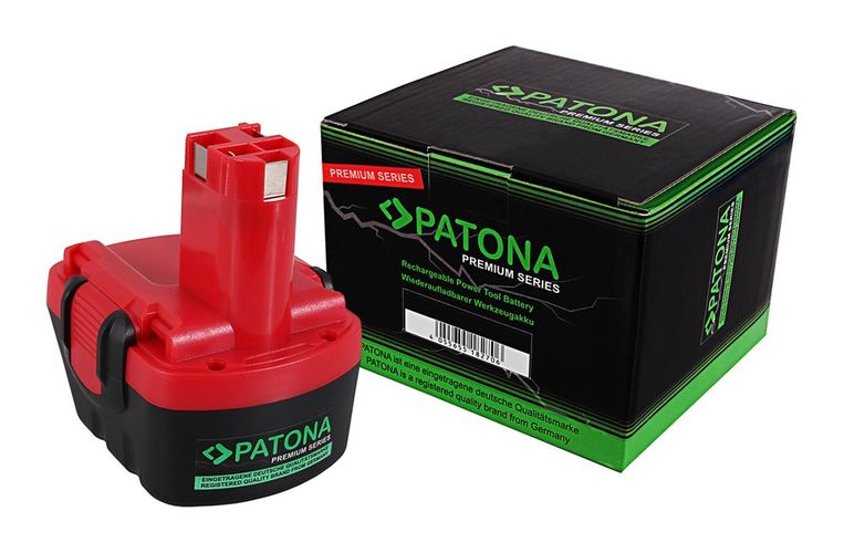 PATONA Premium Battery f. Bosch BAT043 Exact 8 12 700 GDR 12 V GDS 14.4V-LI, PATONA 6117 4055655182706