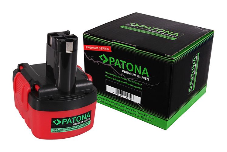 PATONA Premium Battery f. Bosch BAT038 AHS 41 ART 26 EXACT 700 GDR 14 12 V 14.4V GDS 14 12 V, PATONA 6118 4055655182713