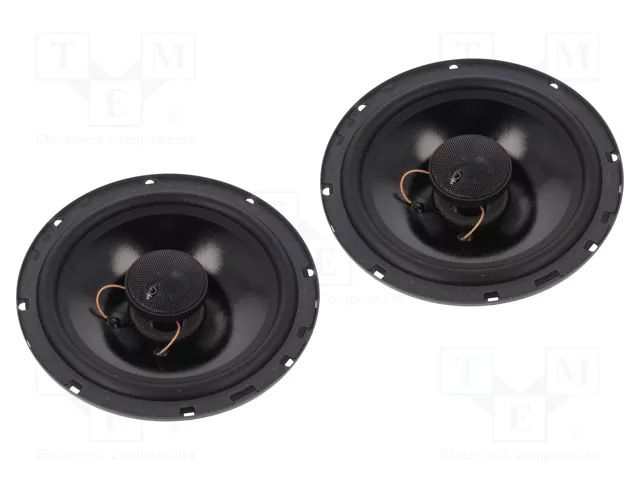 Car loudspeakers; two-way; 165mm; 135W; 58÷21000Hz; 4Ω; 2pcs. DIETZ CX-160
