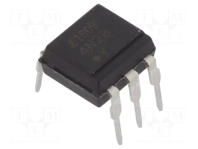 Optocoupler; THT; Ch: 1; OUT: transistor; Uinsul: 0.5kV; Uce: 30V LITEON 4N28-LIT