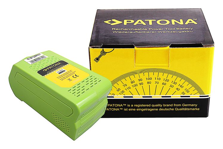 PATONA Akku f. Greenworks 20302 2601402 2601102 29472 29282 29727 40V / 4000mAh, PATONA 6128