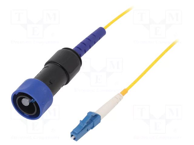 Fiber patch cord; PIN: 1; single mode simplex (SM); bayonet; 25m BULGIN PXF4050AAC