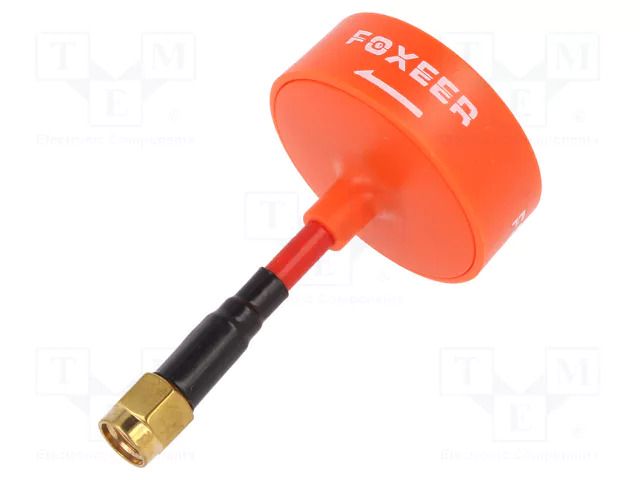 Antenna; orange; SMA; 5800MHz; 35x62mm; 50Ω; Antenna: WiFi; 3dBi EMAX FOXEER5.8G/3-OR