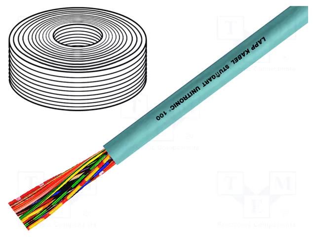 Wire; UNITRONIC® 100; 5x0.14mm2; unshielded; 500V; Cu; stranded LAPP UTR-100-5X0.14