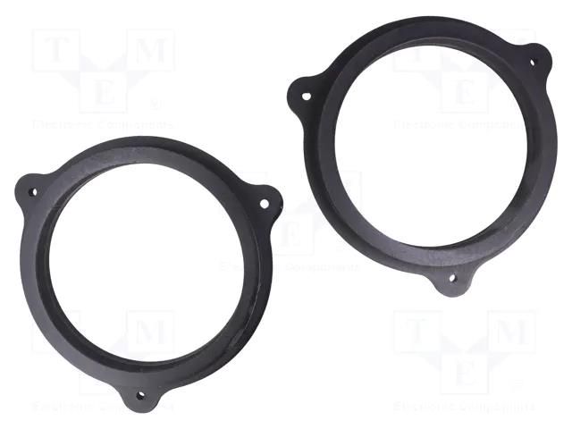 Spacer ring; MDF; 165mm; Renault; impregnated; 2pcs. BASSER D.MDF.RENAULT03
