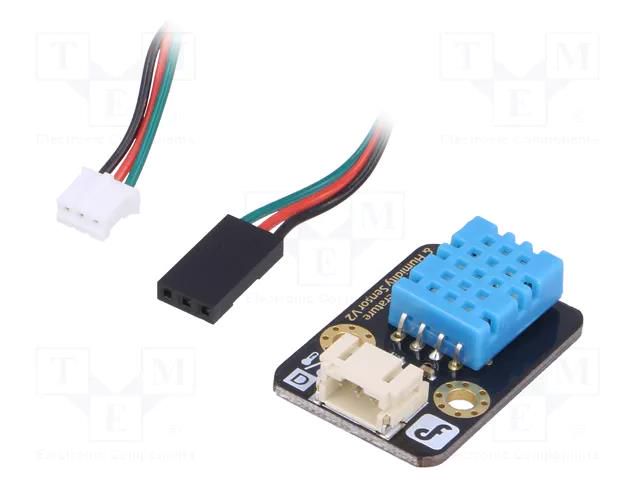 Sensor: atmospheric; temperature,humidity; digital; 3.3÷5VDC DFROBOT DF-DFR0067