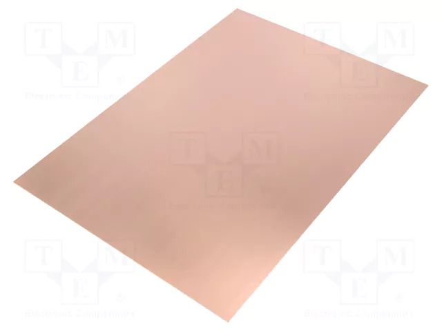 Laminate; CEM3; 1.5mm; L: 210mm; W: 297mm; Coating: copper SOLDER PEAK LAM210X297C31.5