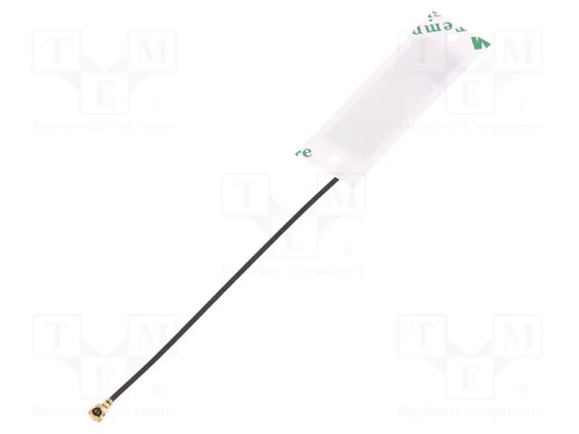 Antenna; Bluetooth,WiFi,ZigBee; 2.8dBi; linear; 35x11x0.1mm; U.FL MOLEX 2042810100