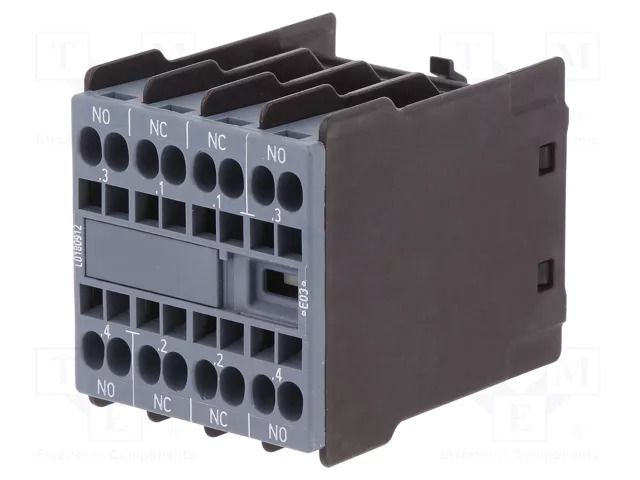 Auxiliary contacts; Size: S0,S00,S2; Leads: spring clamps; front SIEMENS 3RH2911-2FA22