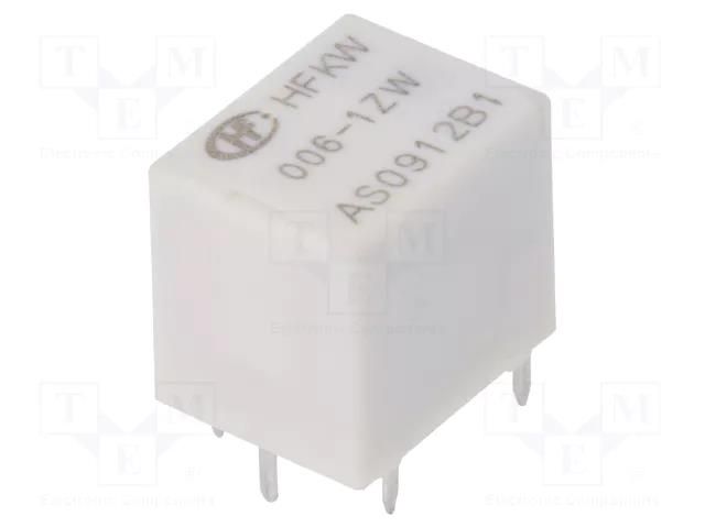 Relay: electromagnetic; SPDT; Ucoil: 6VDC; 35A; Ucoil min: 3.6VDC HONGFA RELAY HFKW/006-1ZW