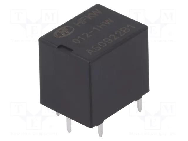 Relay: electromagnetic; SPST-NO; Ucoil: 12VDC; 35A; 240Ω; 600mW HONGFA RELAY HFKW/012-1HW