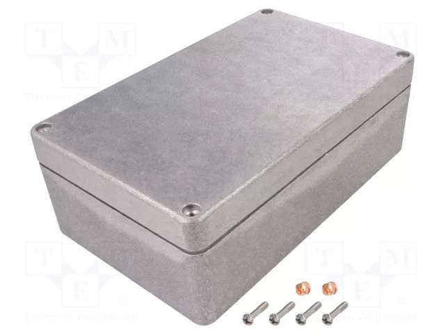 Enclosure: multipurpose; X: 160mm; Y: 260mm; Z: 90mm; aluminium; IP68 DELTRON ENCLOSURES DEL-486-261609-68
