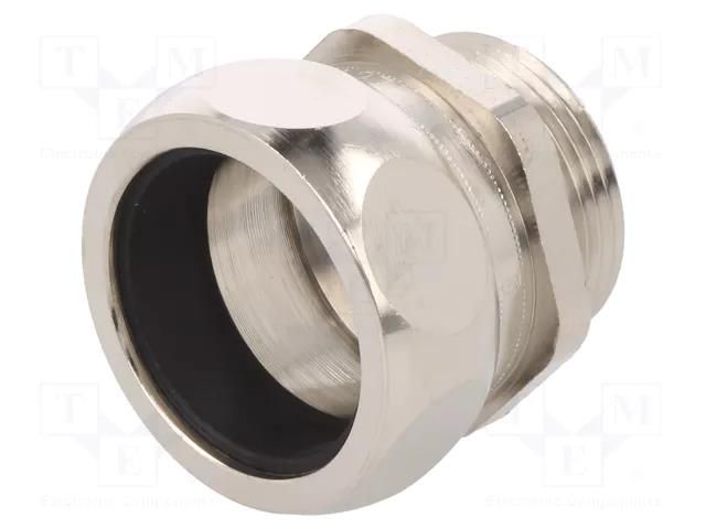 Straight terminal connector; Thread: PG,outside; brass; IP65 LAPP SILVYN-US-PG21