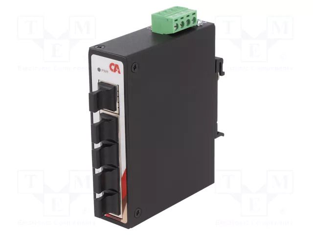 Switch Ethernet; unmanaged; Number of ports: 5; 12÷48VDC; RJ45 Comparta CETU-0500