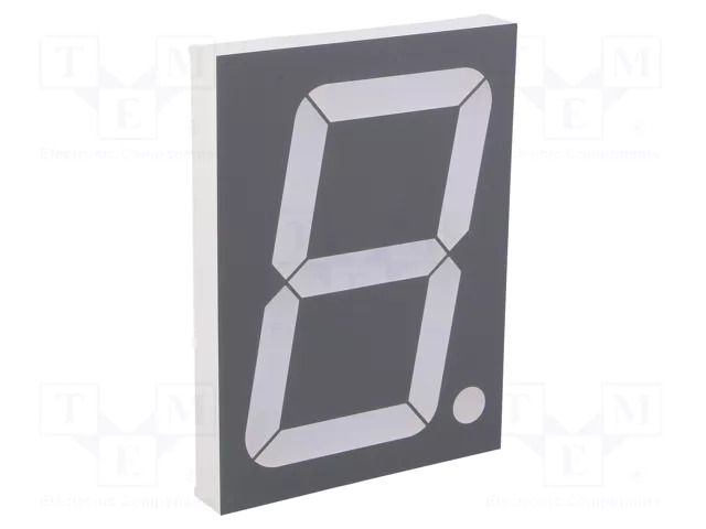 Display: LED; 7-segment; 101.6mm; 4"; No.char: 1; red; 30÷60mcd FORYARD FYS-40011BUHR-21