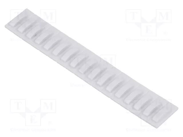 Stopper; 37.5 Railbox Compact Vertical; grey; ABS,polycarbonate ITALTRONIC IT-P10000002T