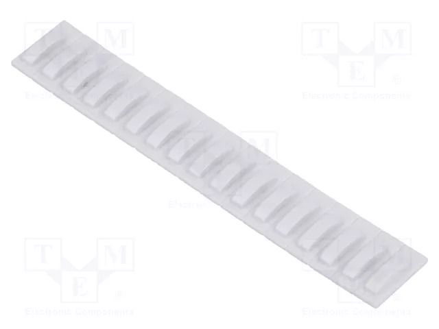 Stopper; 37.5 Railbox Compact Vertical; grey; ABS,polycarbonate ITALTRONIC IT-P10000002T