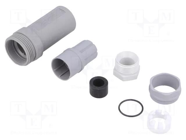 Connector: circular; plug; NR; male; PIN: 7; 250V; w/o contacts; 10A HIRSCHMANN N6RDM