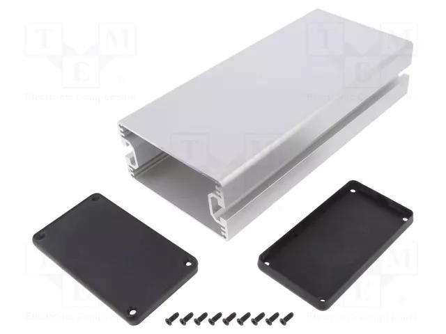 Enclosure: with panel; with keyway; 1455NC; X: 103mm; Y: 220mm HAMMOND HM-1455NC2202
