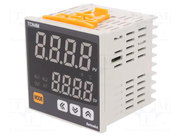 Module: regulator; temperature; SPST-NO; OUT 2: SSR; OUT 3: alarm AUTONICS TCN4M-24R