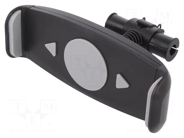 Car holder; black; for headrest; 7÷15" QOLTEC QOLTEC-51223