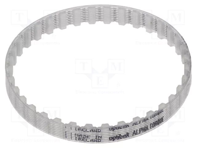 Timing belt; T5; W: 6mm; H: 2.2mm; Lw: 180mm; Tooth height: 1.2mm OPTIBELT T5-180-6-77ZA
