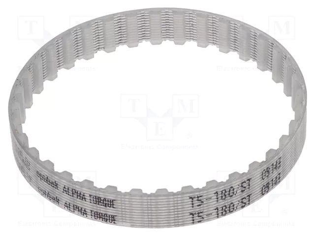 Timing belt; T5; W: 8mm; H: 2.2mm; Lw: 180mm; Tooth height: 1.2mm OPTIBELT T5-180-8-77ZA