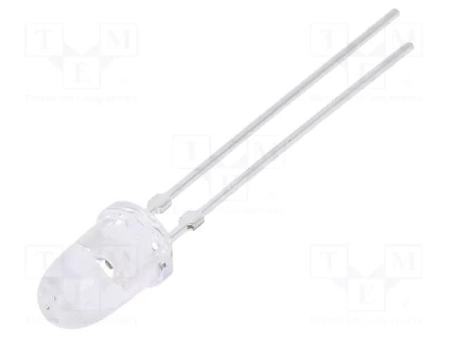 LED; red; 5mm; 1000÷2500mcd; 4°; Front: convex; 1.8÷2.2VDC VISHAY TLDR5800